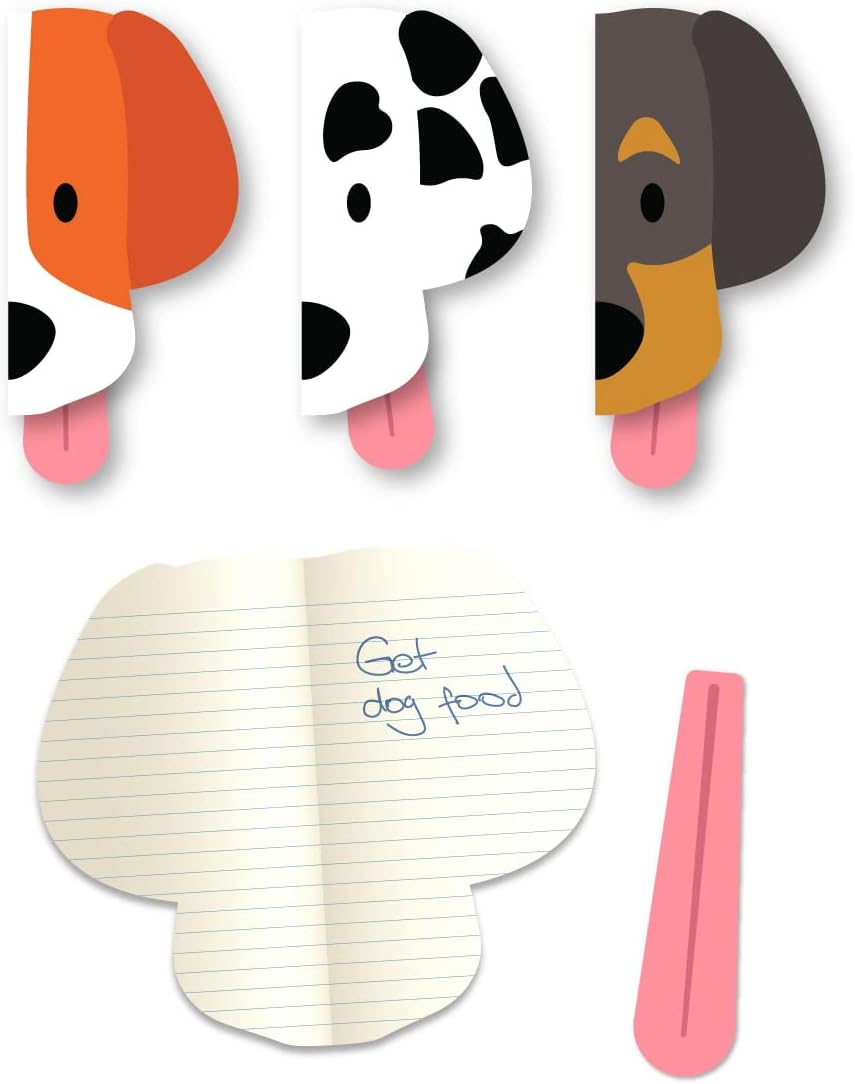 Suck UK – Lined Notebook Dog Small Notebook Dog Stationery Party Bag Fillers for Kids To do List Note book & Stationary Supplies Mini Note book Cartoon Dog Office Accessories, Set of 3