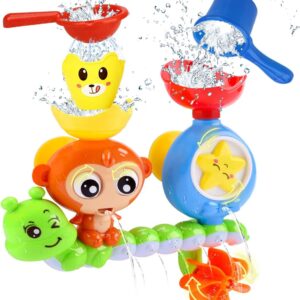 Bath Toys for Toddlers 1-3 Age 1 2 3 4 Year Old Boys Girls Toddler Bath Tub Toys for Kids Baby Infant Water Bath Tub Toys