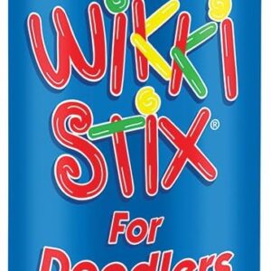 Wikki Stix for Doodlers – Kid’s Travel Essential: Portable Creativity On-The-Go! Pack of 24 Wikki Stix in Neon and Primary Colors. Made in USA ! 3 & Up.