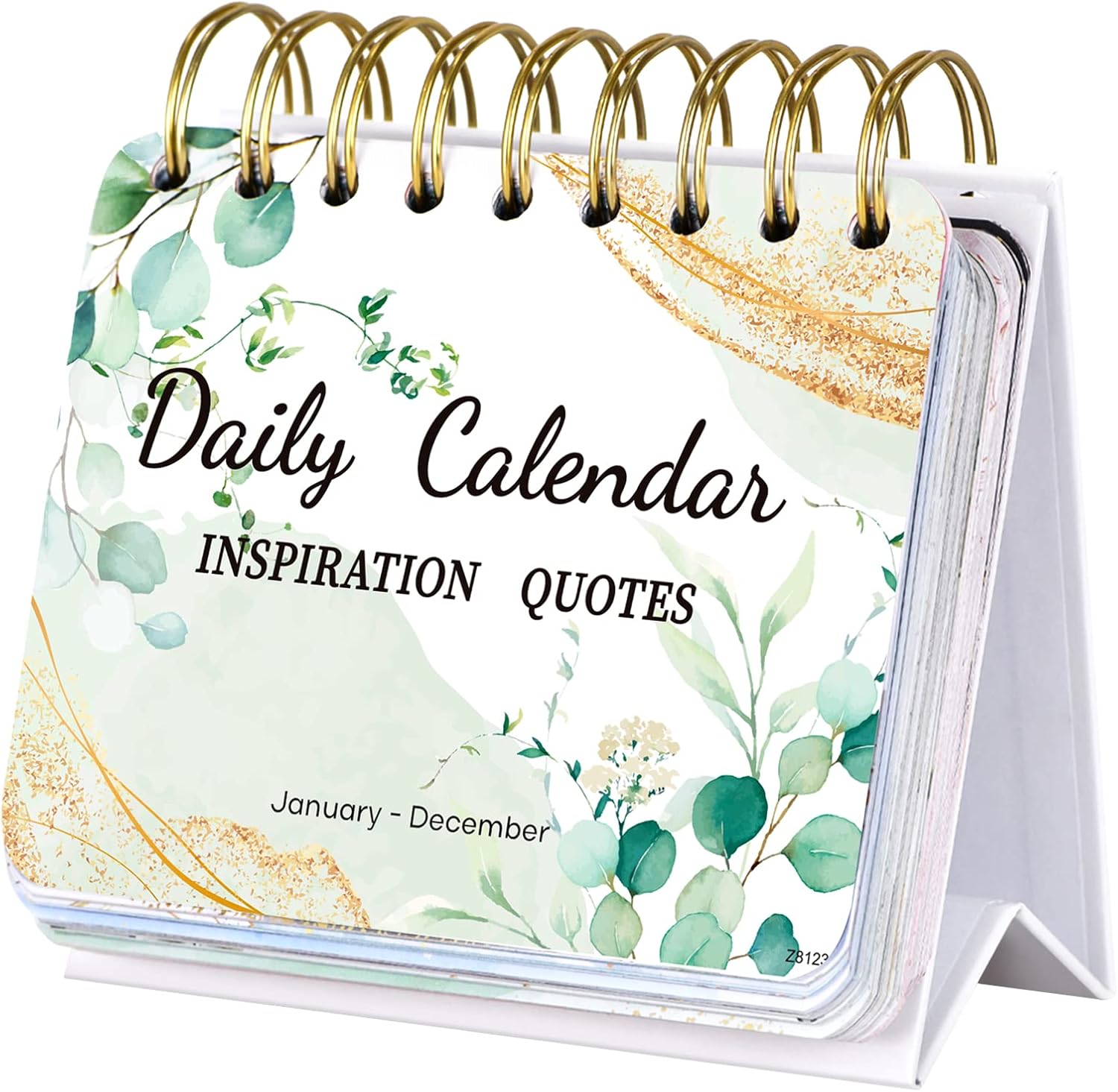 Motivational Calendar – Daily Flip Calendar with Inspirational Quotes, 4.8″x5.5″ Undated Standing Flip Calendar for Desk Accessories, Perpetual Calendar, Inspirational Gifts for Women, Positive Daily