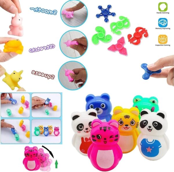 117 PCS Party Favors Toys for Kids 4-8 8-12, Pop Fidget Toys, Treasure Box Toys for Classroom, Pinata Filler, Goodie Bag Stuffers, Prize Box Toys, Treasure Chest, Classroom Prizes - Image 3