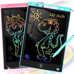 2 Pack 10 Inch LCD Writing Tablet for Kids – Preschool Drawing Tablet Toys & Toddler Travel Essential Toys, Christmas Stocking Stuffers for Kids, Easter Basket Stuffers for Kids